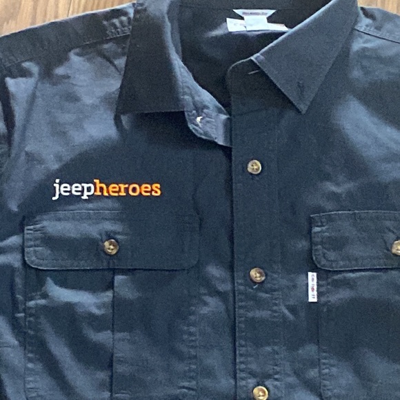 Carhartt Short Sleeve Polo with Jeep Heroe Embroidery - Picture 2 of 13
